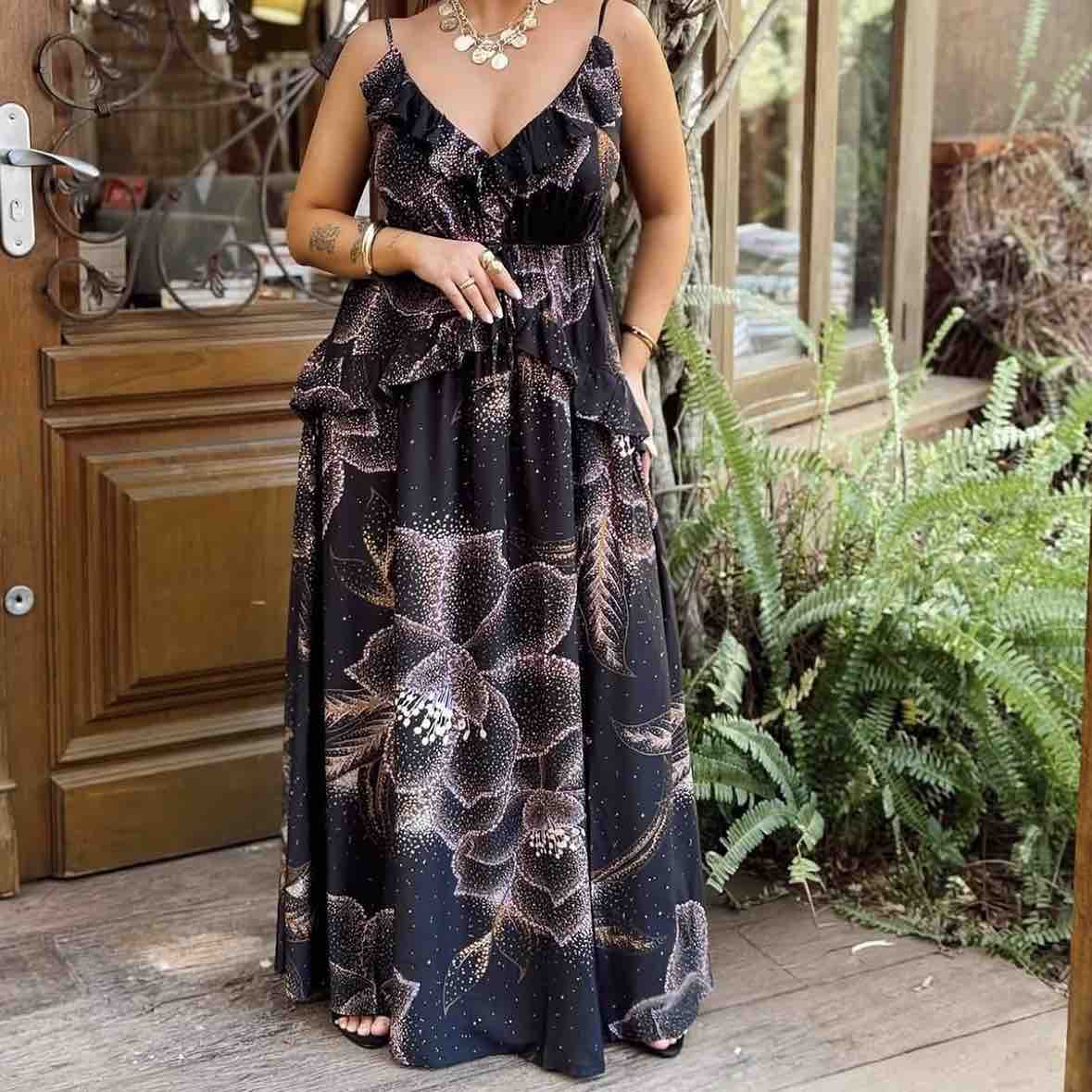 Vestido negro Farm Río — foto 1 de 2