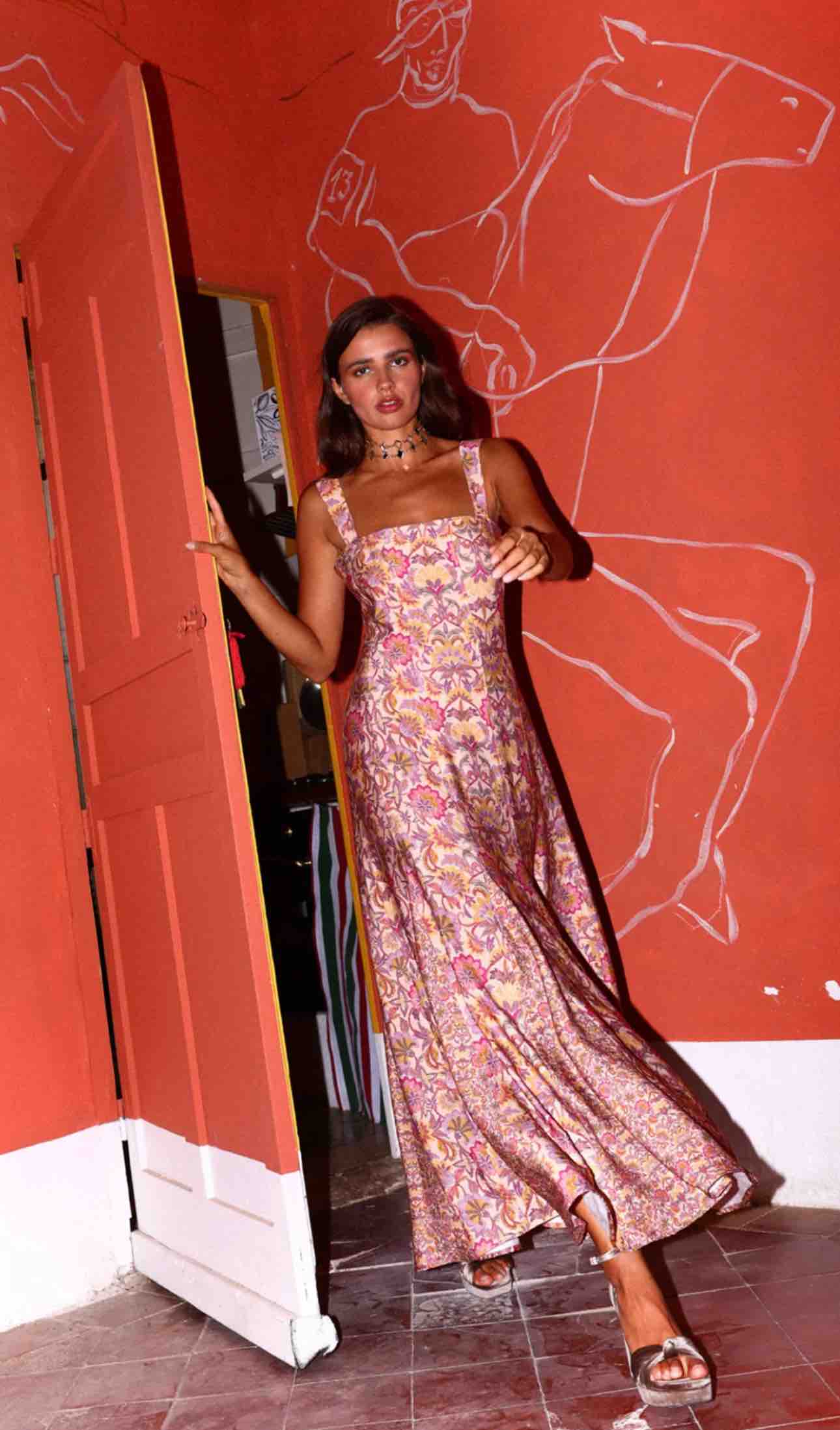 Vestido largo estampado Noon — foto 1 de 4