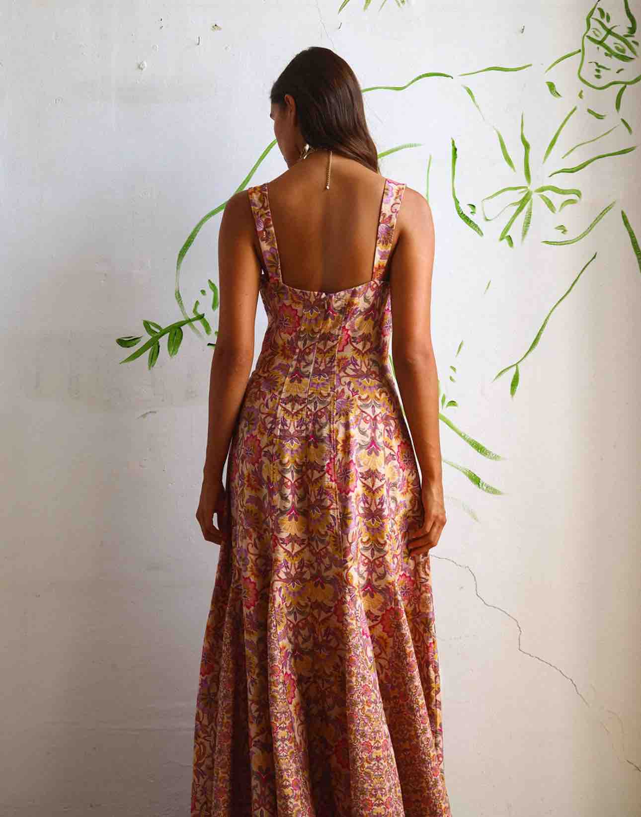 Vestido largo estampado Noon — foto 4 de 4