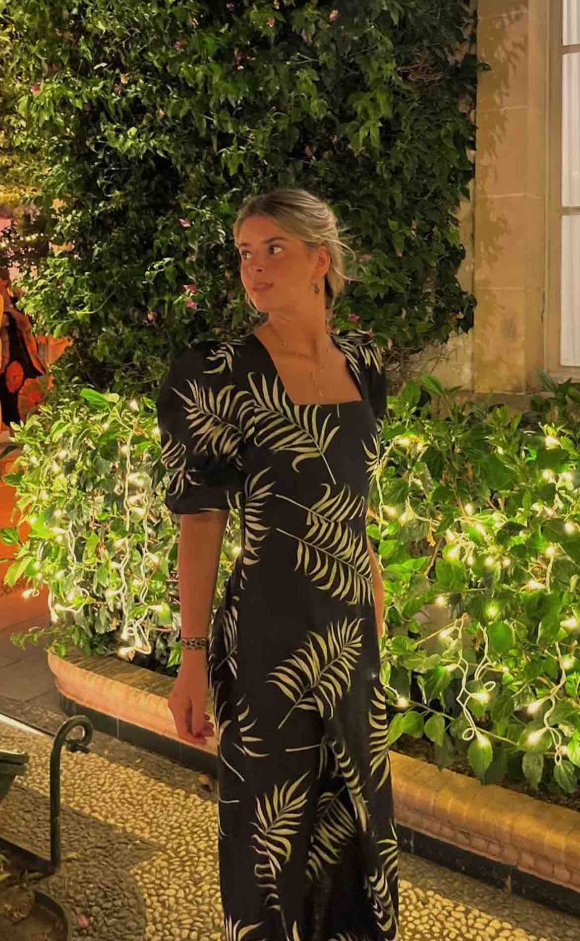 Vestido coosy palmeras invitada, feria… — foto 1 de 3