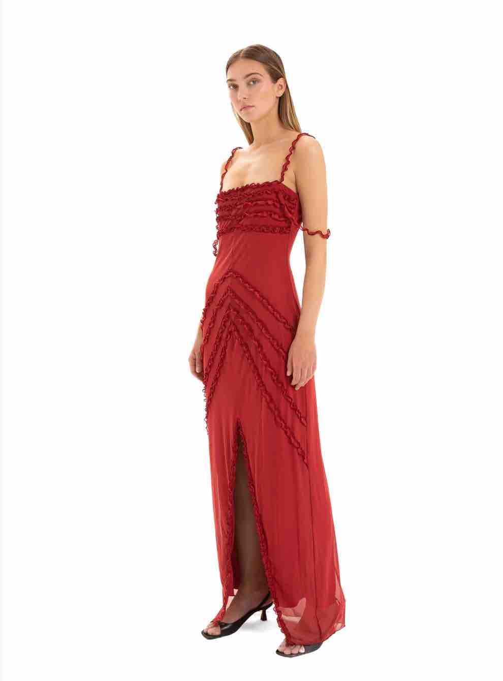 Vestido Laagam Rojo — foto 1 de 6