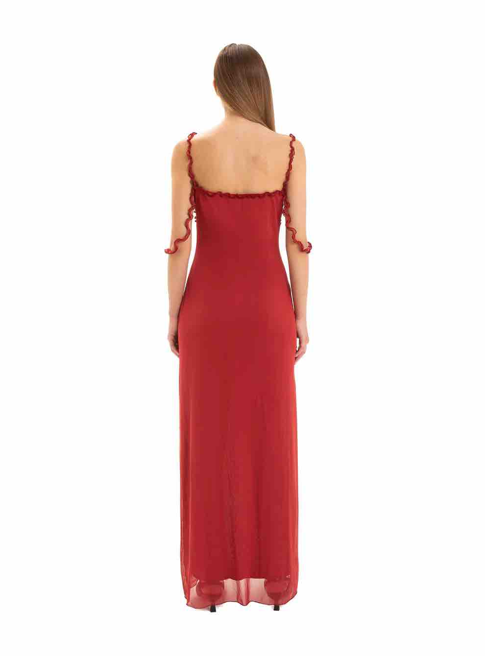 Vestido Laagam Rojo — foto 5 de 6