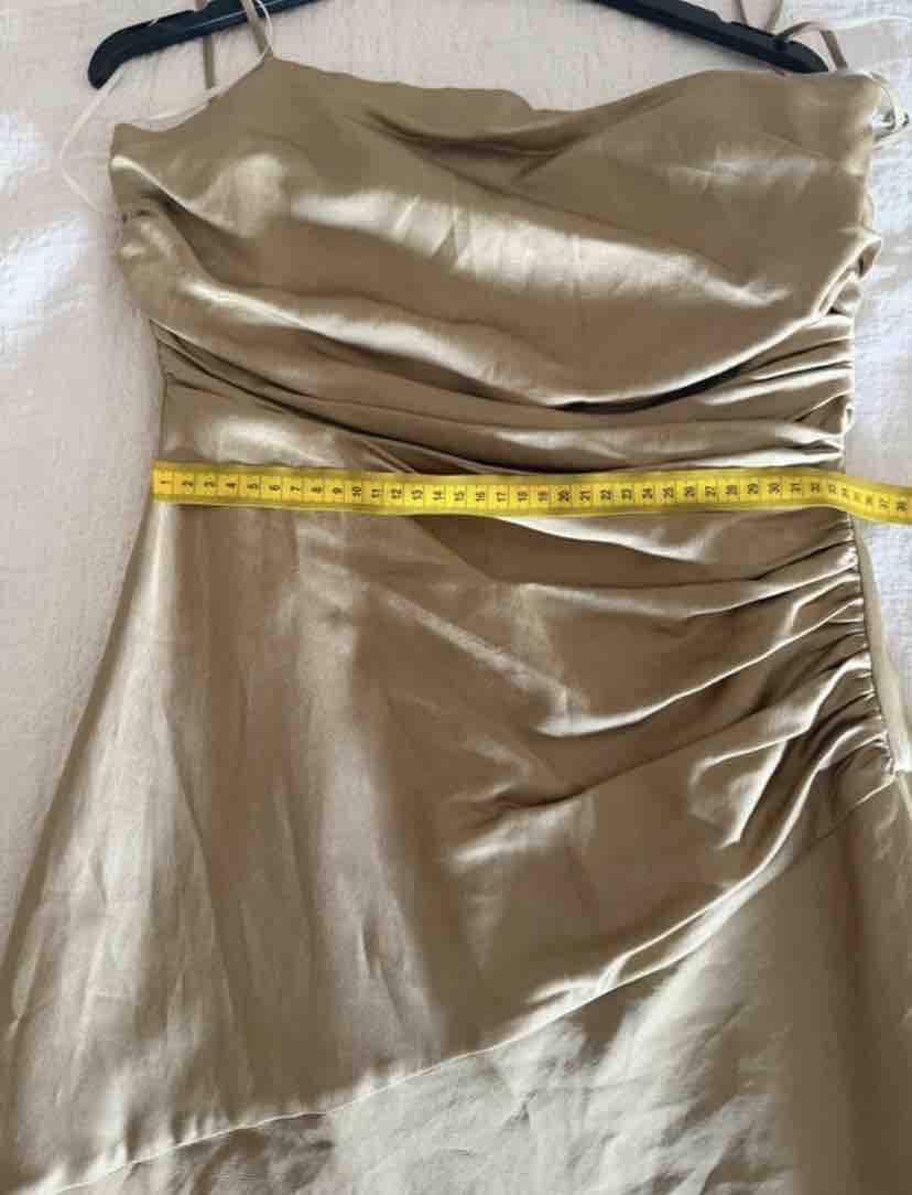 Vestido Chantilly dorado/ oliva An&Be — foto 5 de 6