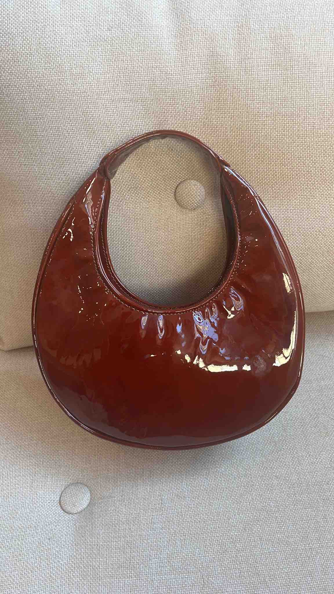 Bolso burdeos de mano para eventos Lady Pipa