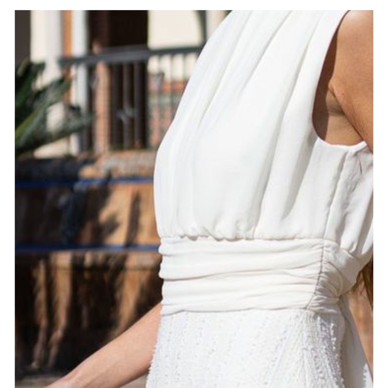 vestido blanco roto Cardié — foto 2 de 3