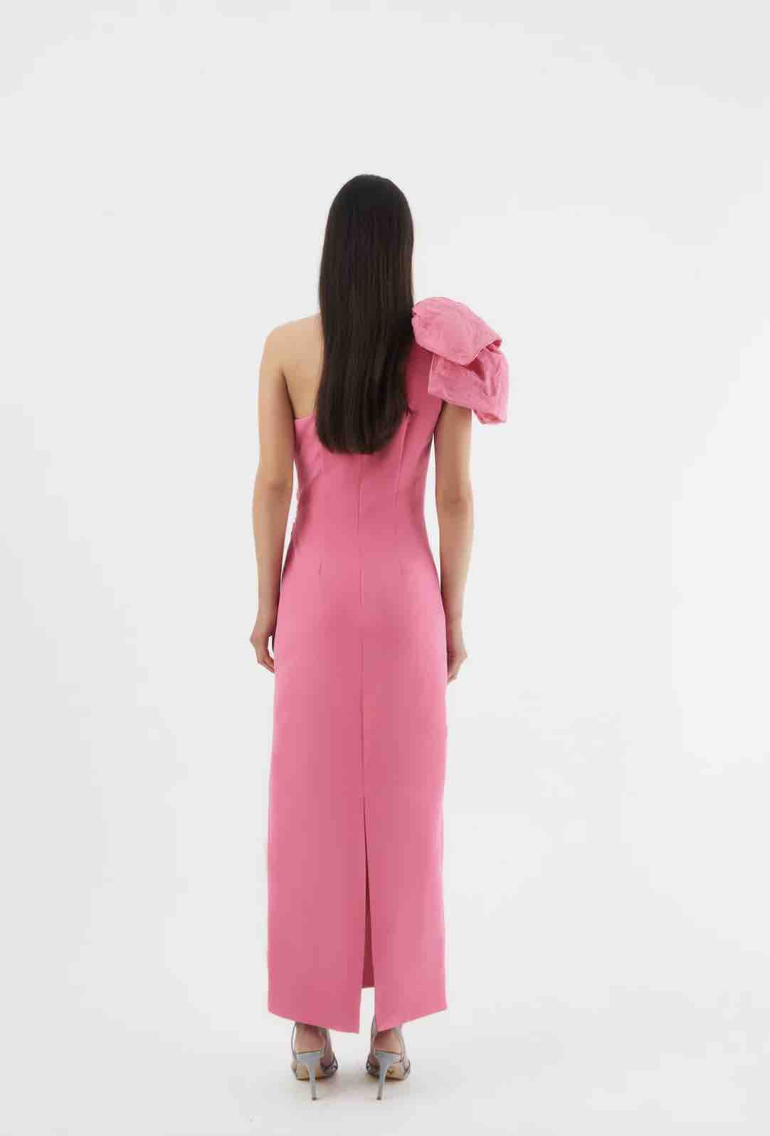 Vestido invitada rosa REDONDO BRAND — foto 3 de 4