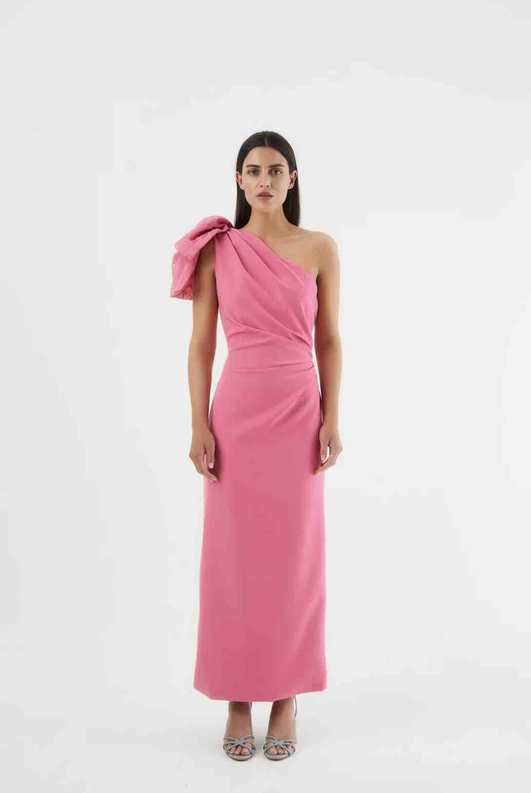 Vestido invitada rosa REDONDO BRAND — foto 4 de 4