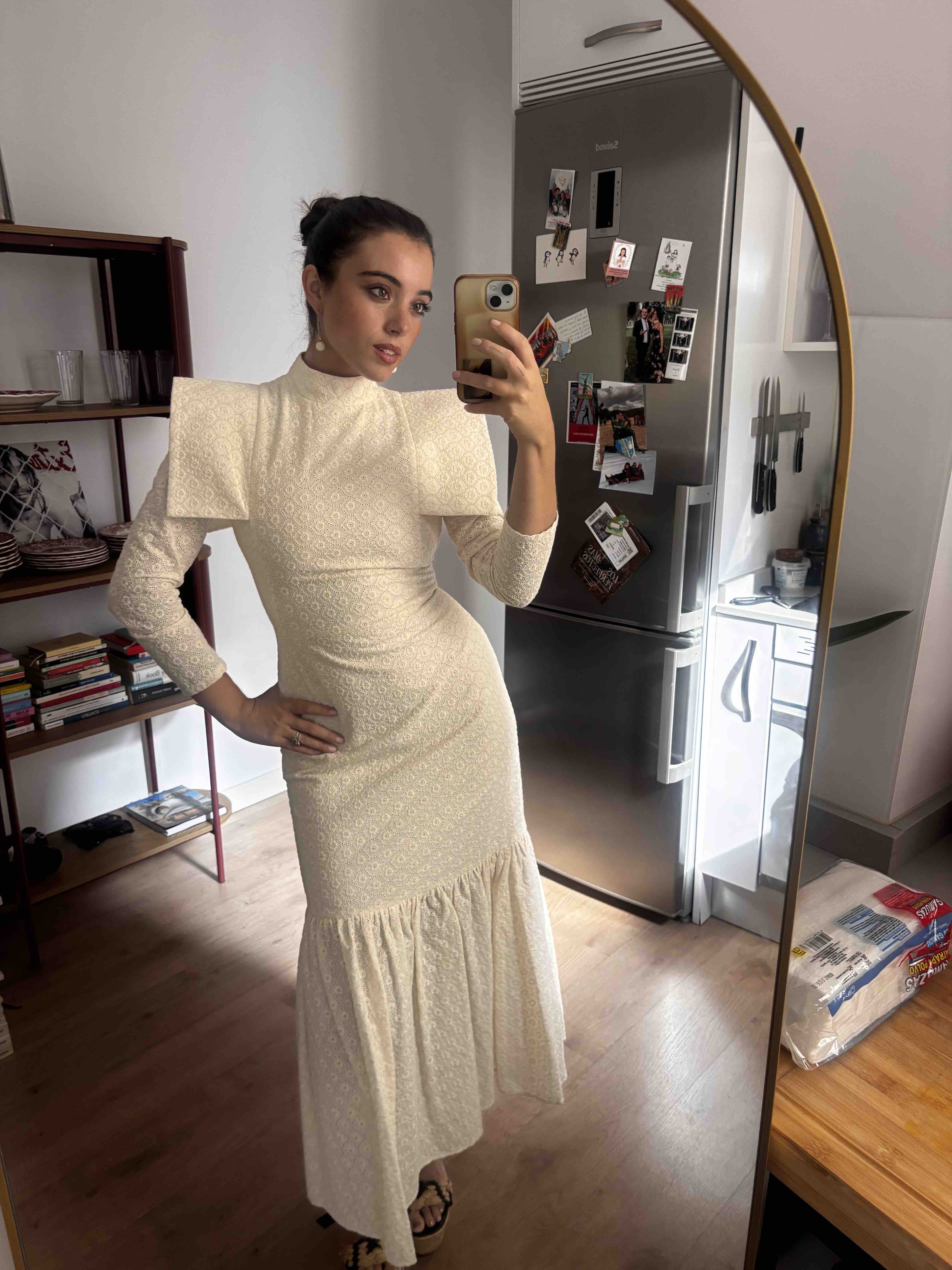 Vestido blanco IQ COLLECTION The IQ Collection — foto 4 de 6
