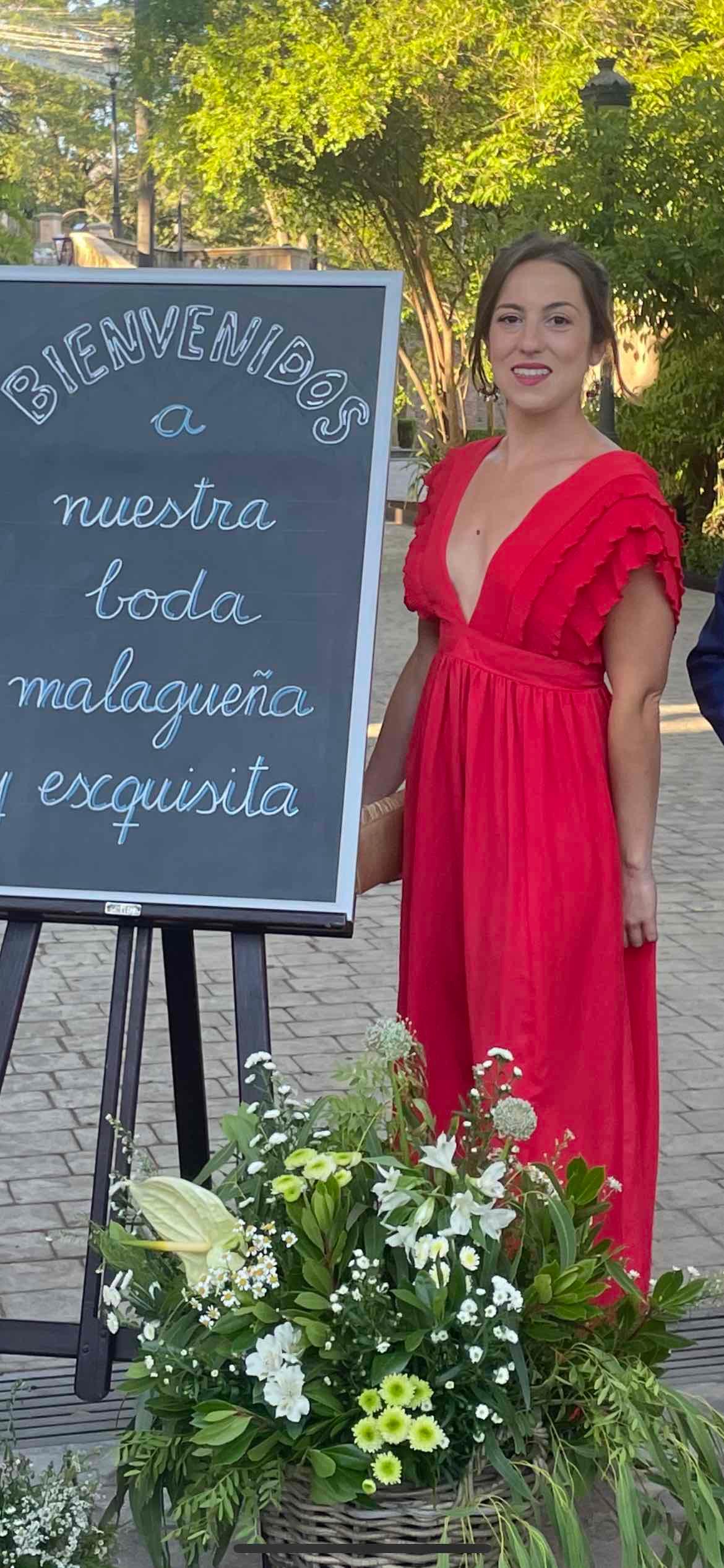 Vestido rojo largo El Corte Inglés — foto 1 de 4