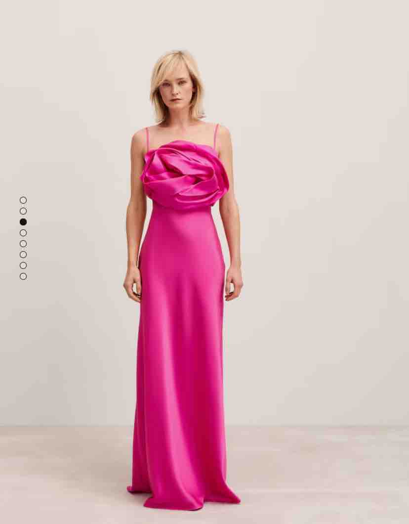 Vestido rosa MANGO Capsule