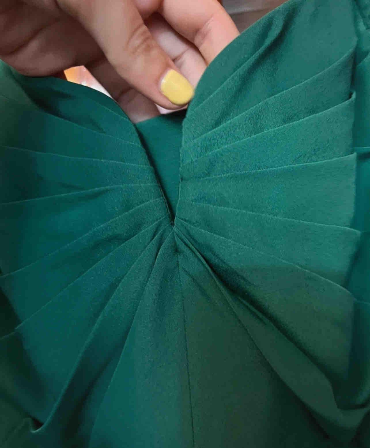 Vestido largo verde princesa t40 Tintoretto — foto 5 de 5