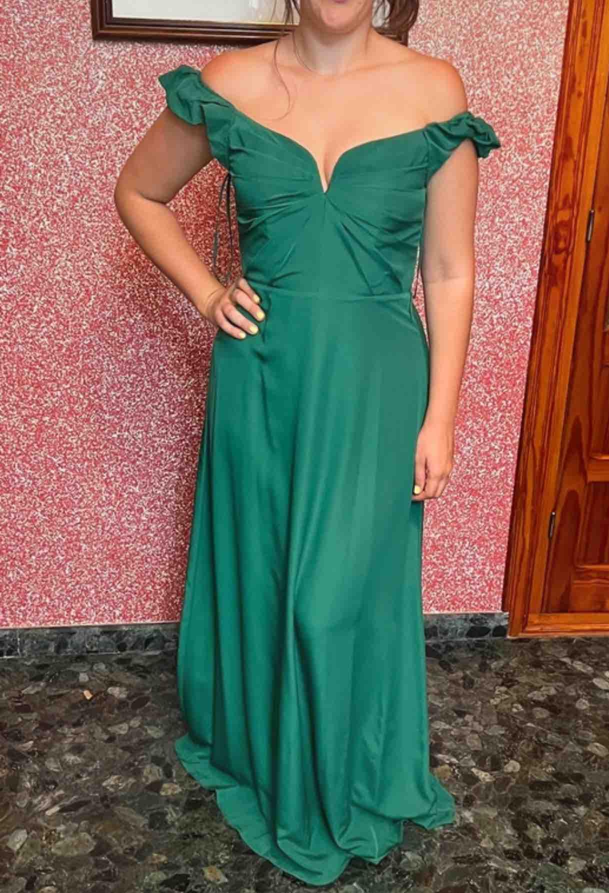 Vestido largo verde princesa t40 Tintoretto — foto 2 de 5