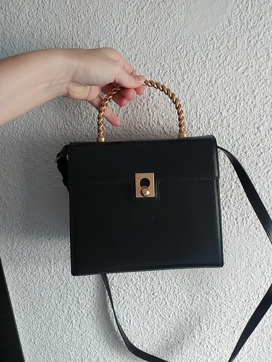 bolso negro con dorado Anna Logh — foto 1 de 4