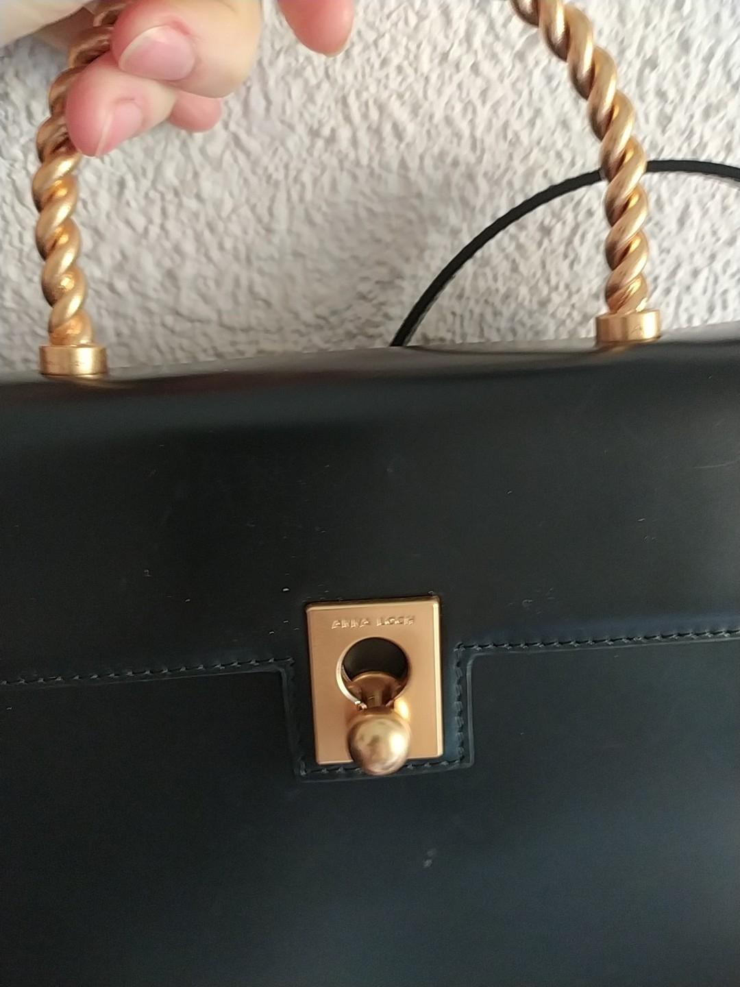 bolso negro con dorado Anna Logh — foto 4 de 4