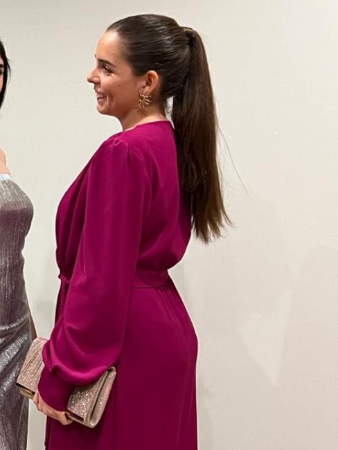 Vestido invitada/evento color buganvilla Acne Studios — foto 4 de 4
