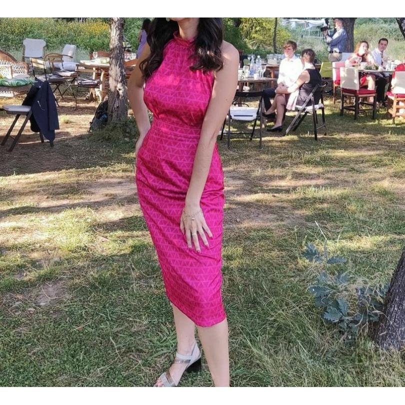 Conjunto fucsia boda de día Cardié — foto 4 de 4