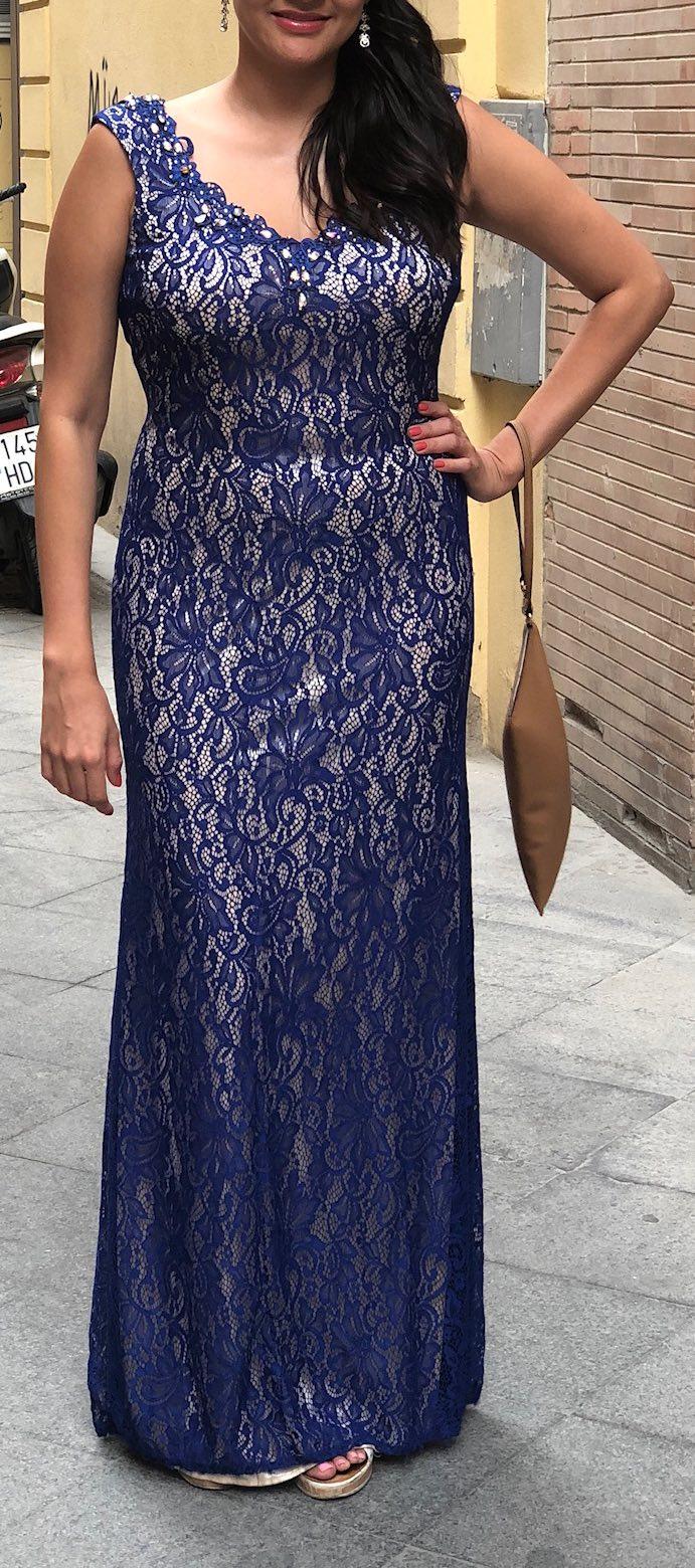 vestido de noche azul — foto 1 de 2