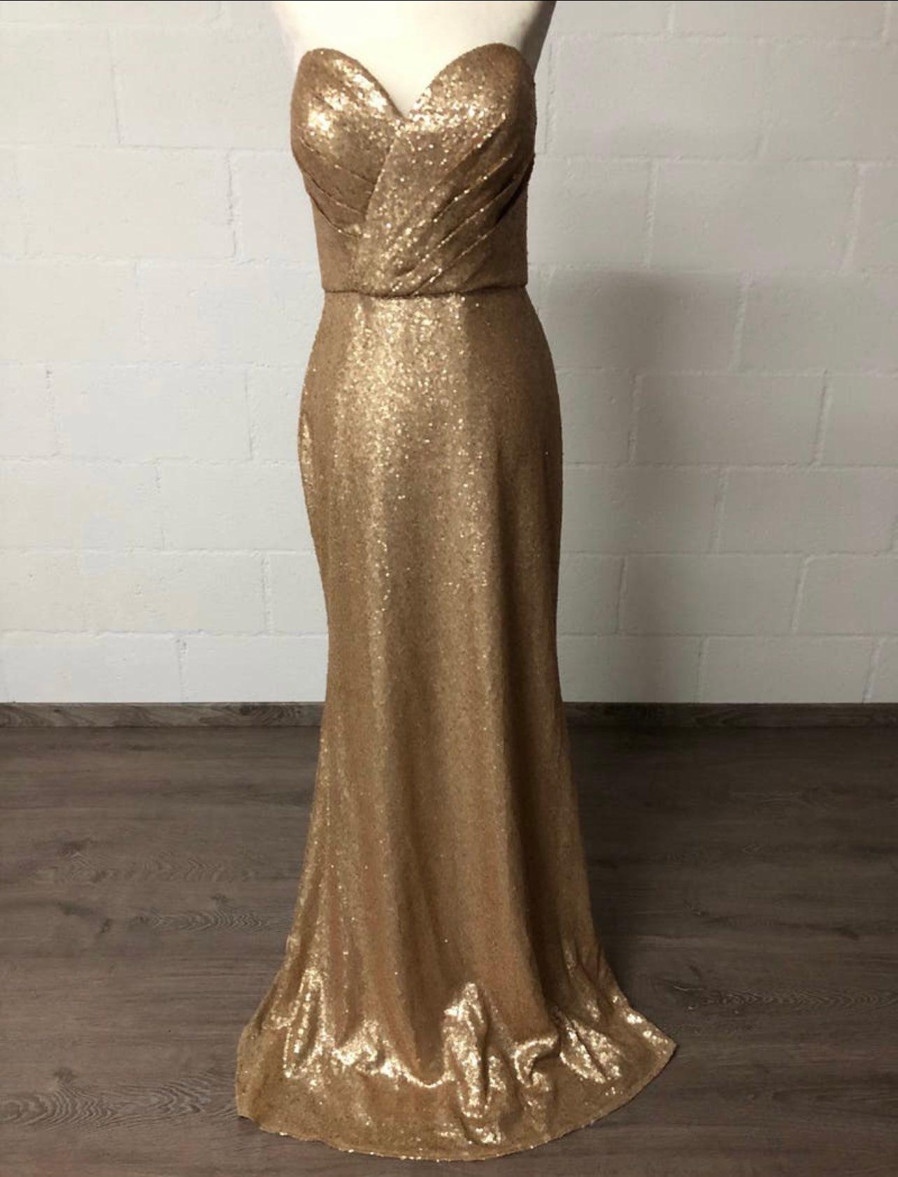 Vestido Largo de lentejuelas Bari Jay — foto 1 de 3