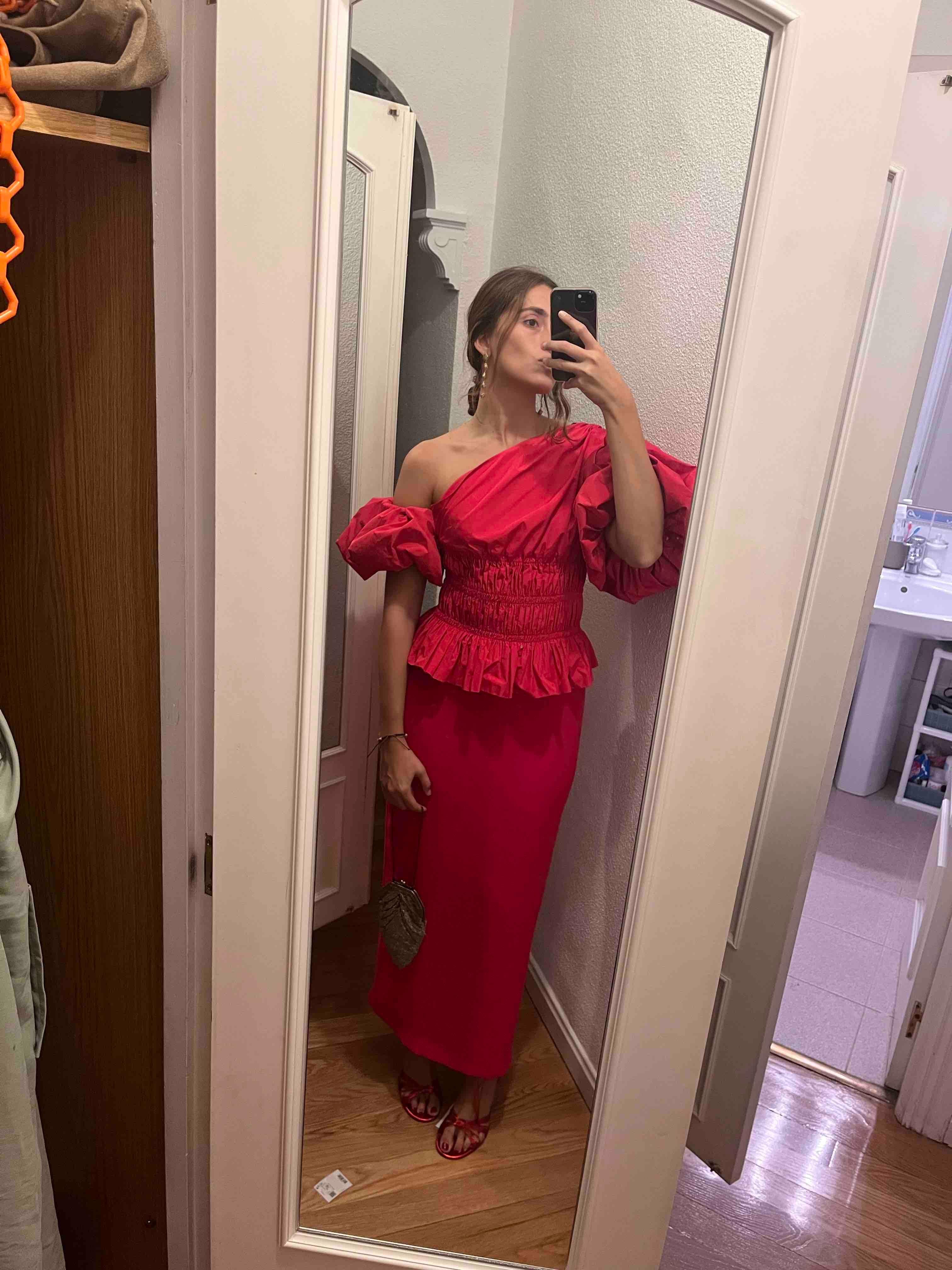 Vestido rojo REDONDO BRAND — foto 3 de 5