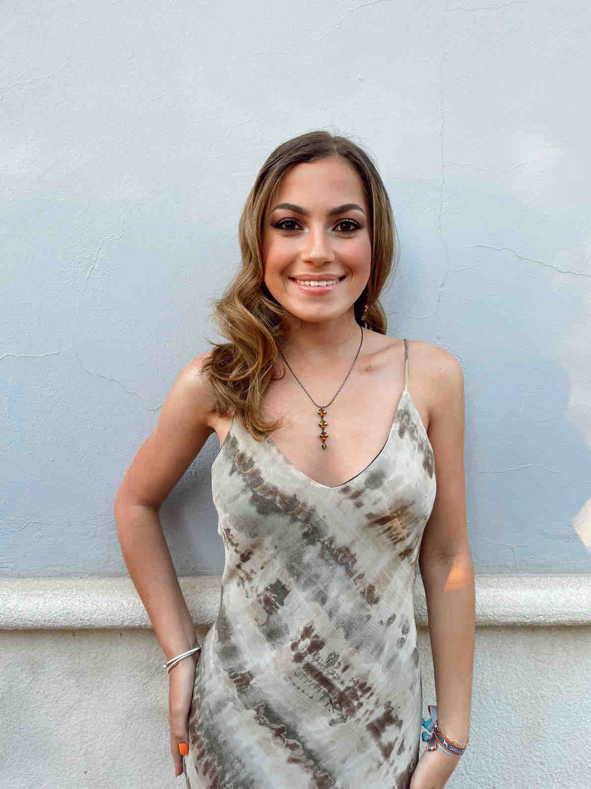 Vestido largo con picos El Corte Inglés — foto 2 de 4