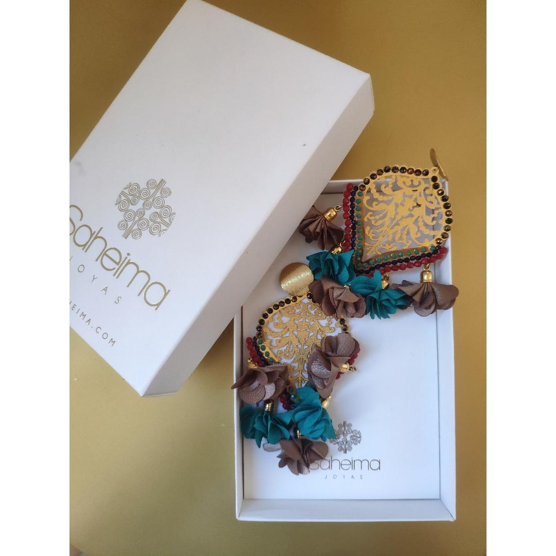 Pendientes oro artesanales Saheima SAHEIMA JOYAS — foto 3 de 4