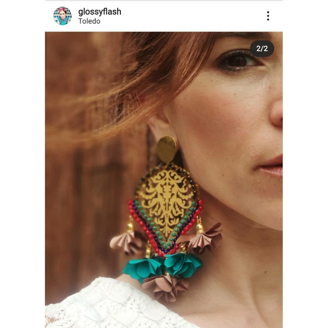 Pendientes oro artesanales Saheima SAHEIMA JOYAS — foto 2 de 4