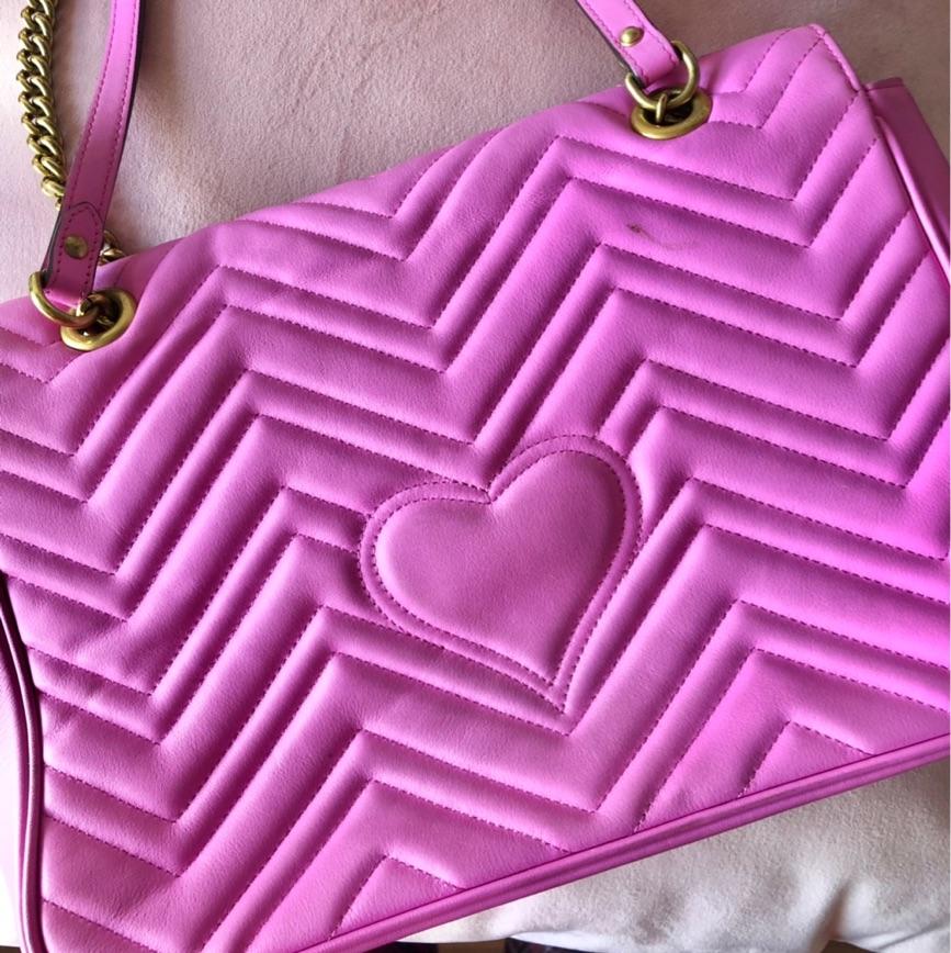 BOLSO con CADENA de GUCCI fucsia — foto 3 de 4
