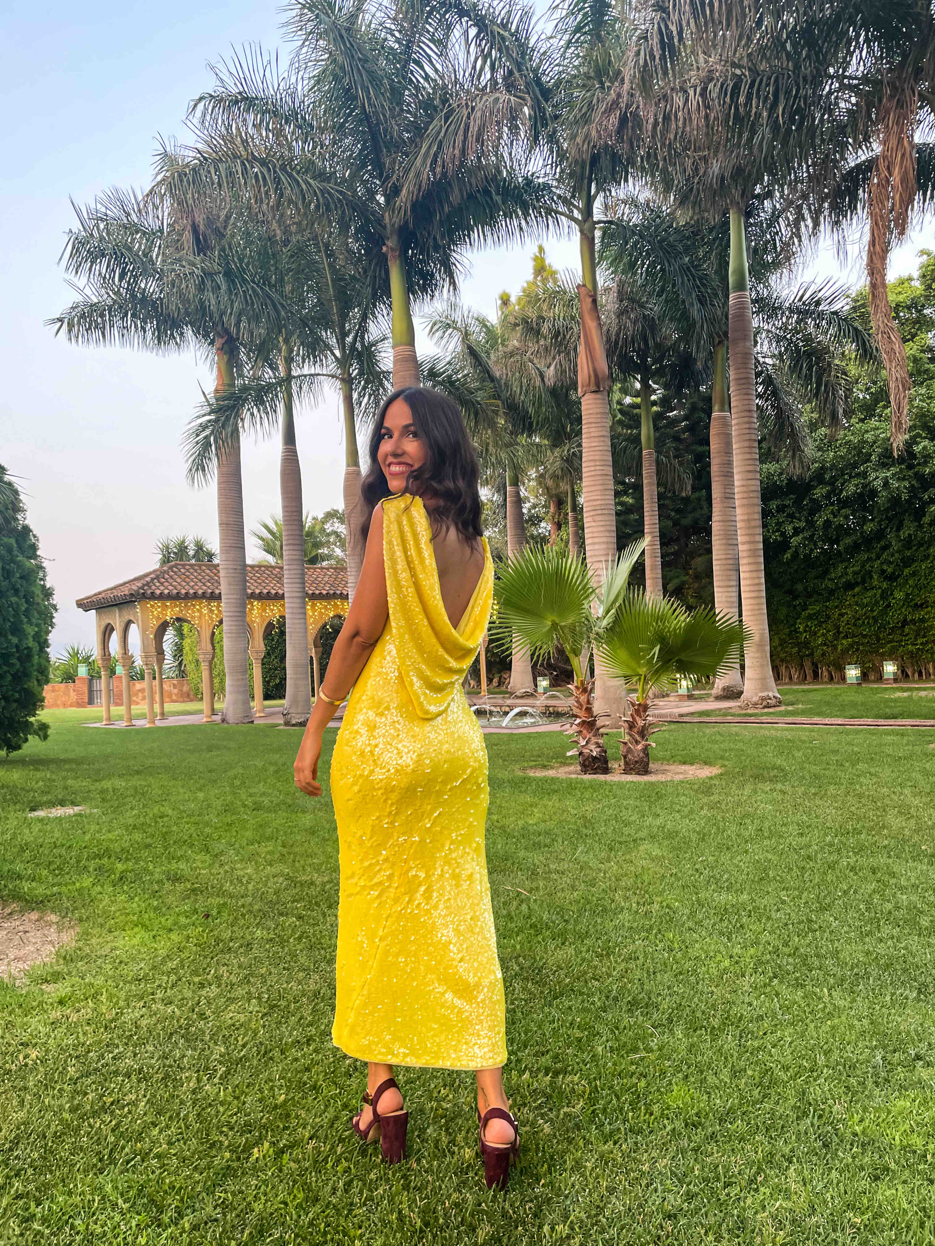 Vestido midi lentejuelas Purificación García — foto 1 de 6