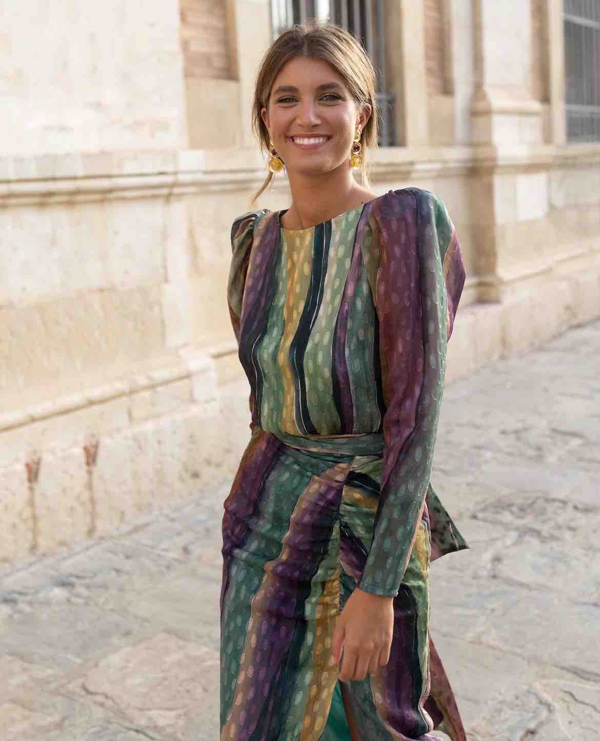 Vestido midi estampado Cardié — foto 1 de 5