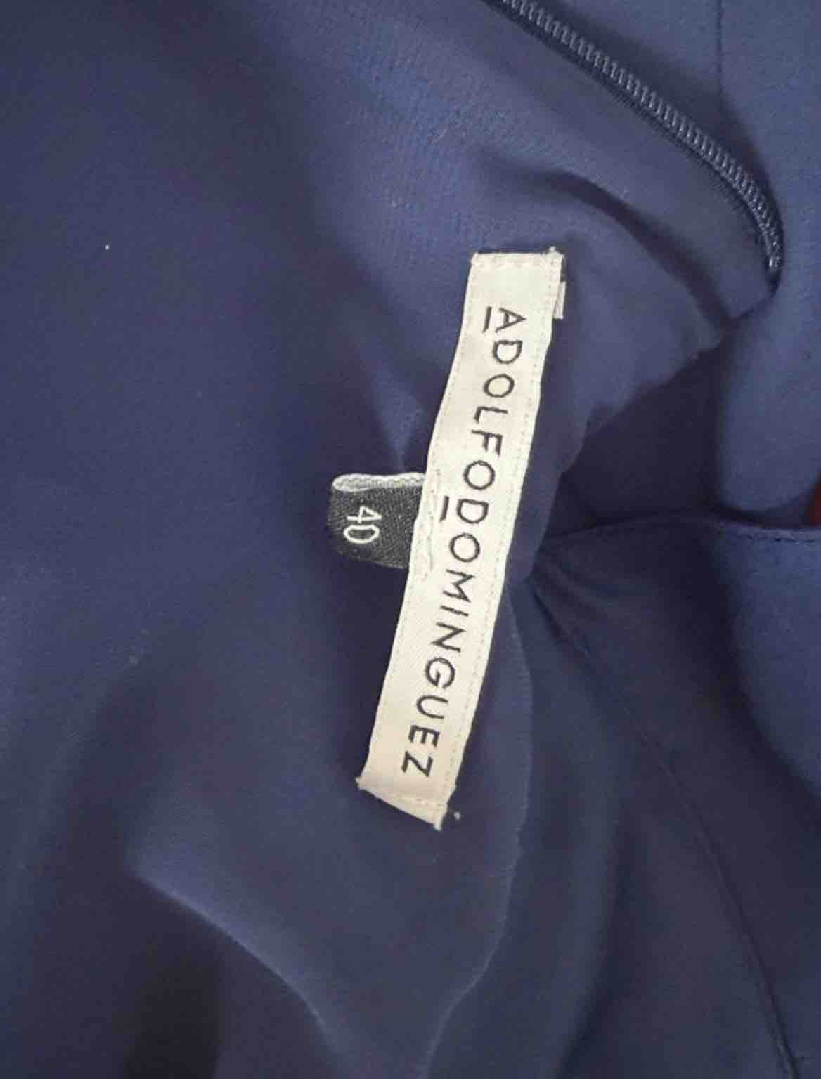 Vestido azul de Adolfo Domínguez — foto 4 de 5