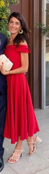 vestido rojo Miphai — foto 2 de 2