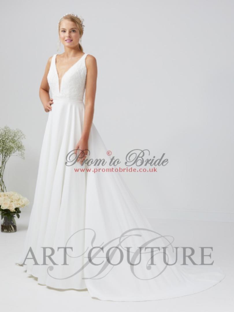 Vestido Art Couture sencillo y elegante — foto 1 de 2