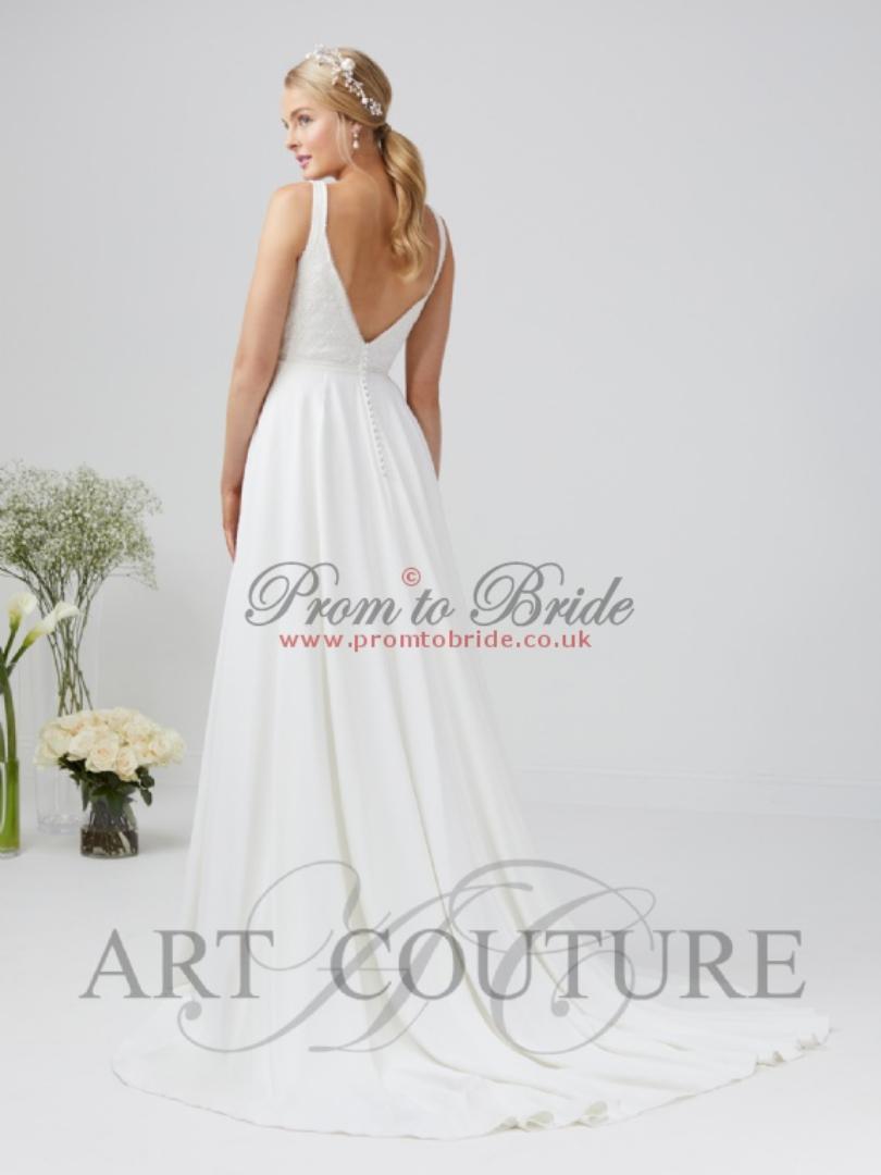 Vestido Art Couture sencillo y elegante — foto 2 de 2
