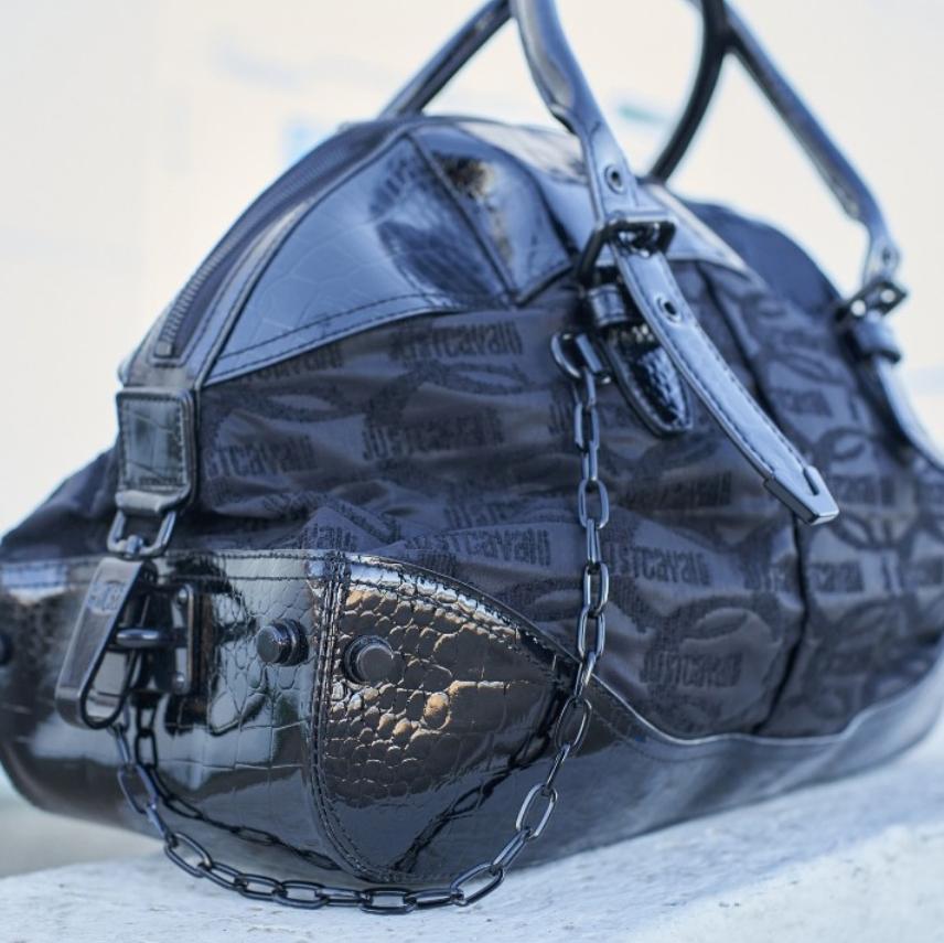 Bolso Negro Just Cavalli de Gran Capacidad — foto 1 de 6