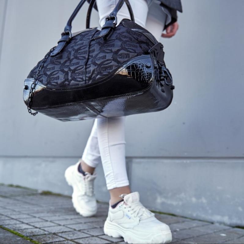 Bolso Negro Just Cavalli de Gran Capacidad — foto 5 de 6