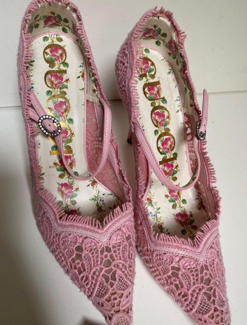 tacones gucci rosas — foto 5 de 6