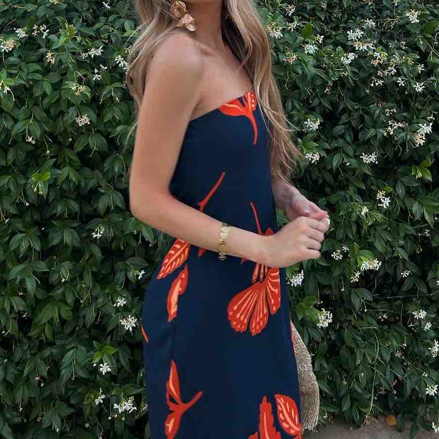 vestido palabra de honor estampado Lady Pipa — foto 3 de 3
