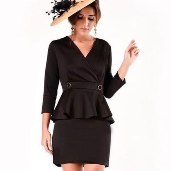 Vestido Corte peplum Oh My Looks — foto 3 de 4