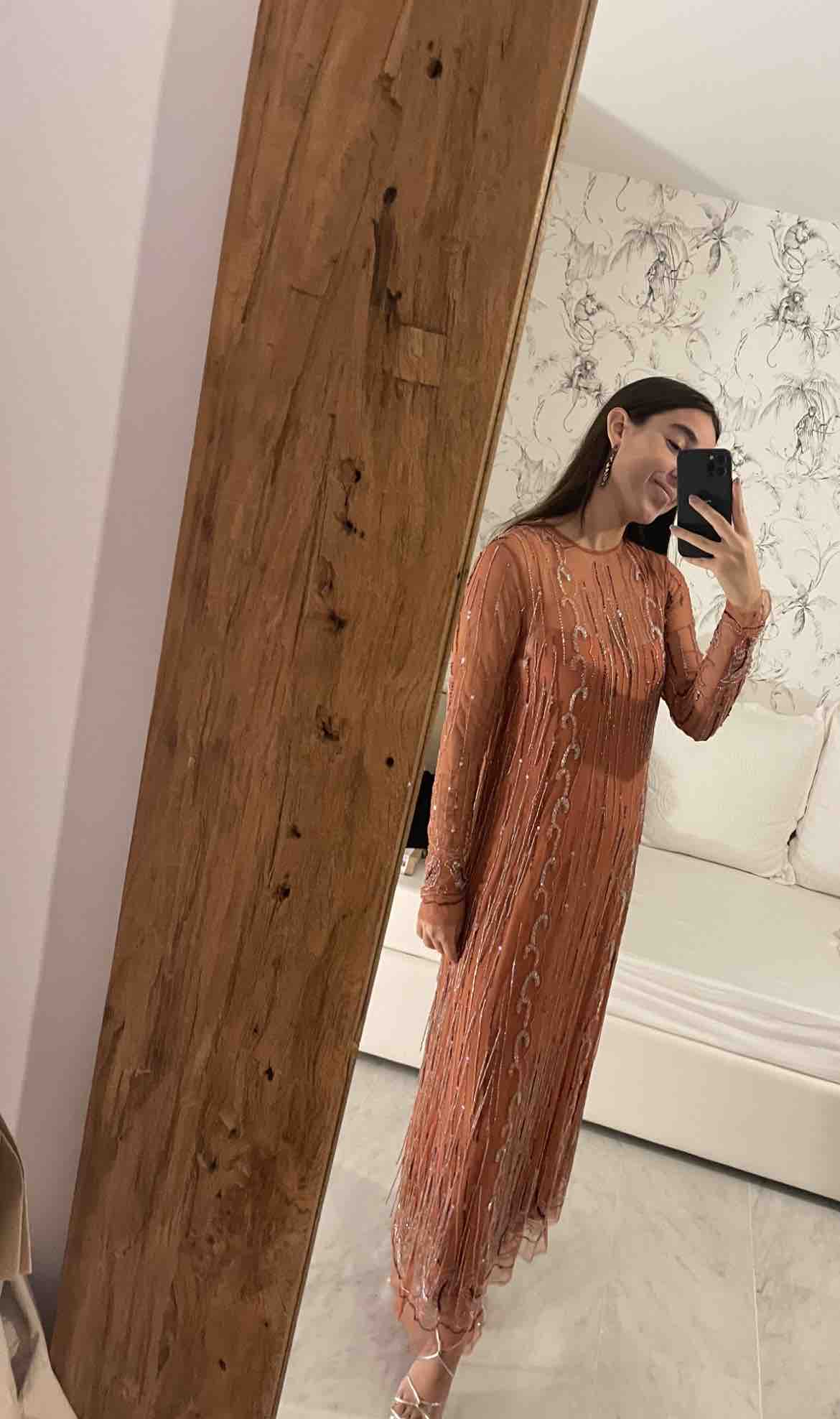 Vestido abalorios Zara — foto 1 de 2