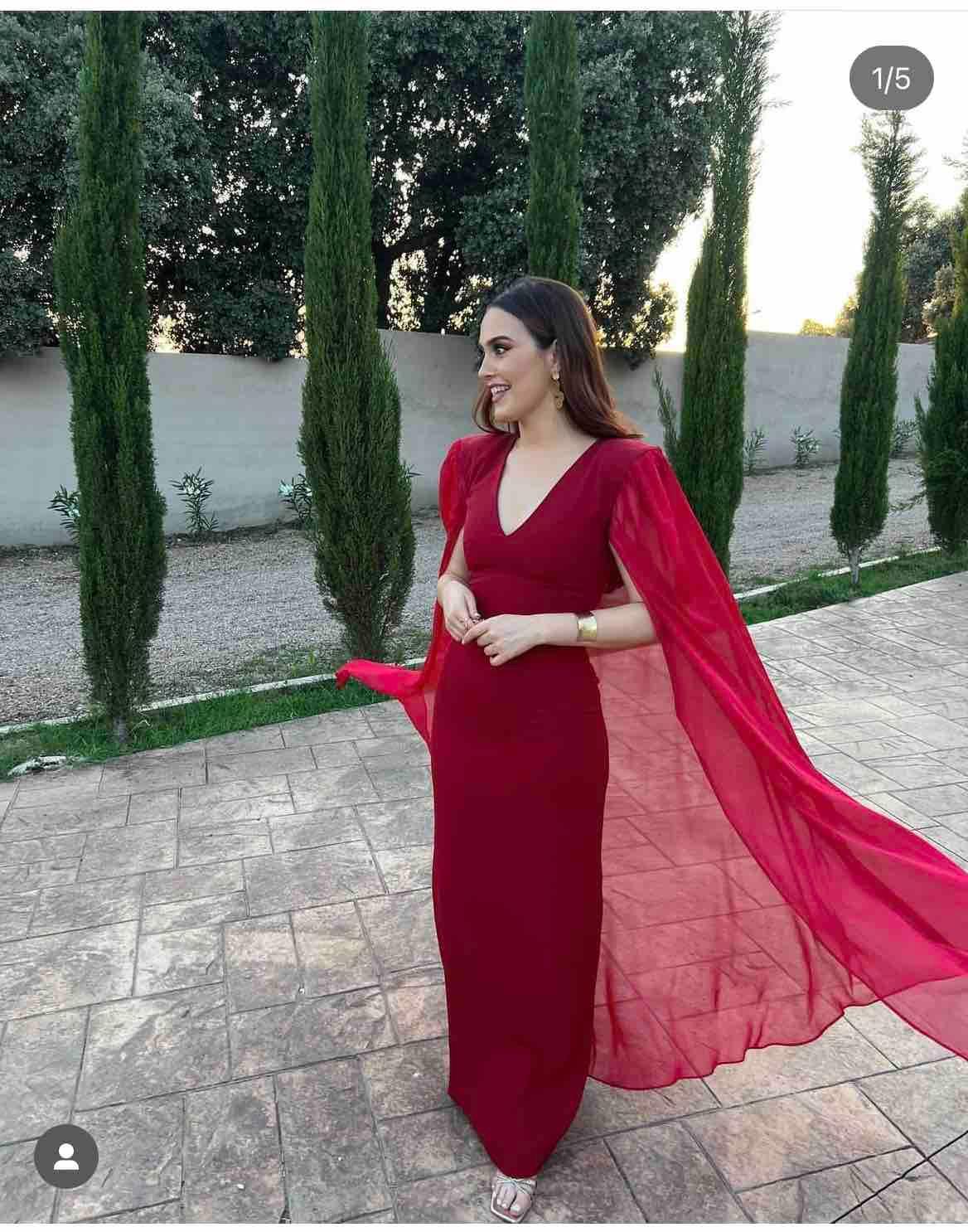 Vestido rojo Blanca Martín