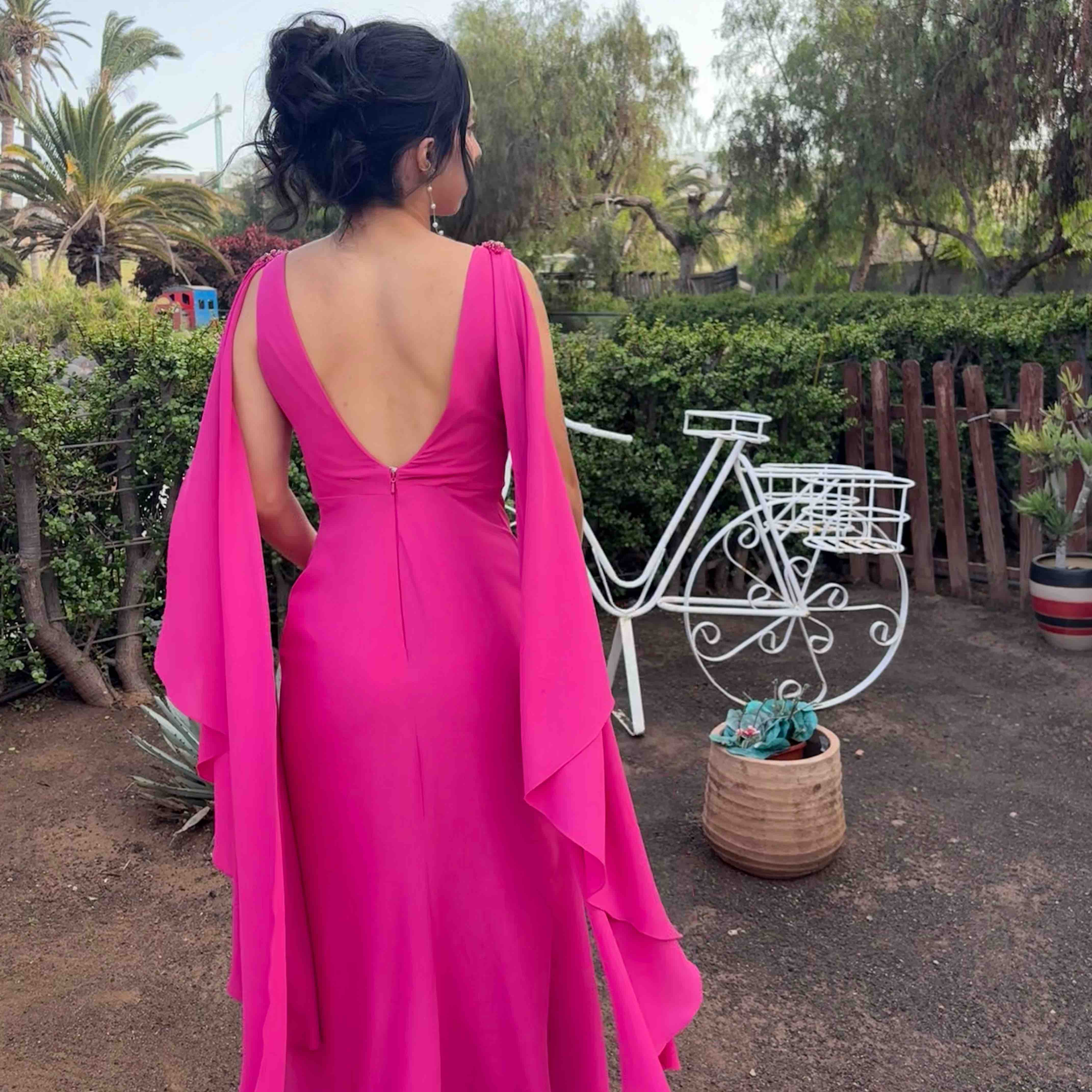 VESTIDO DE INVITADA ROSA CLARA — foto 1 de 2