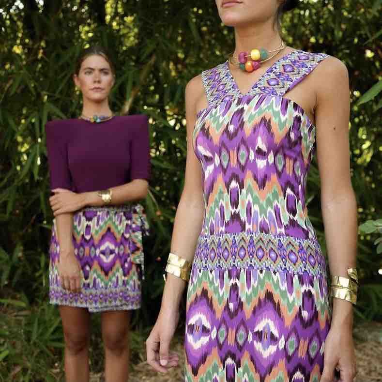 Vestido estampado anaika — foto 3 de 3
