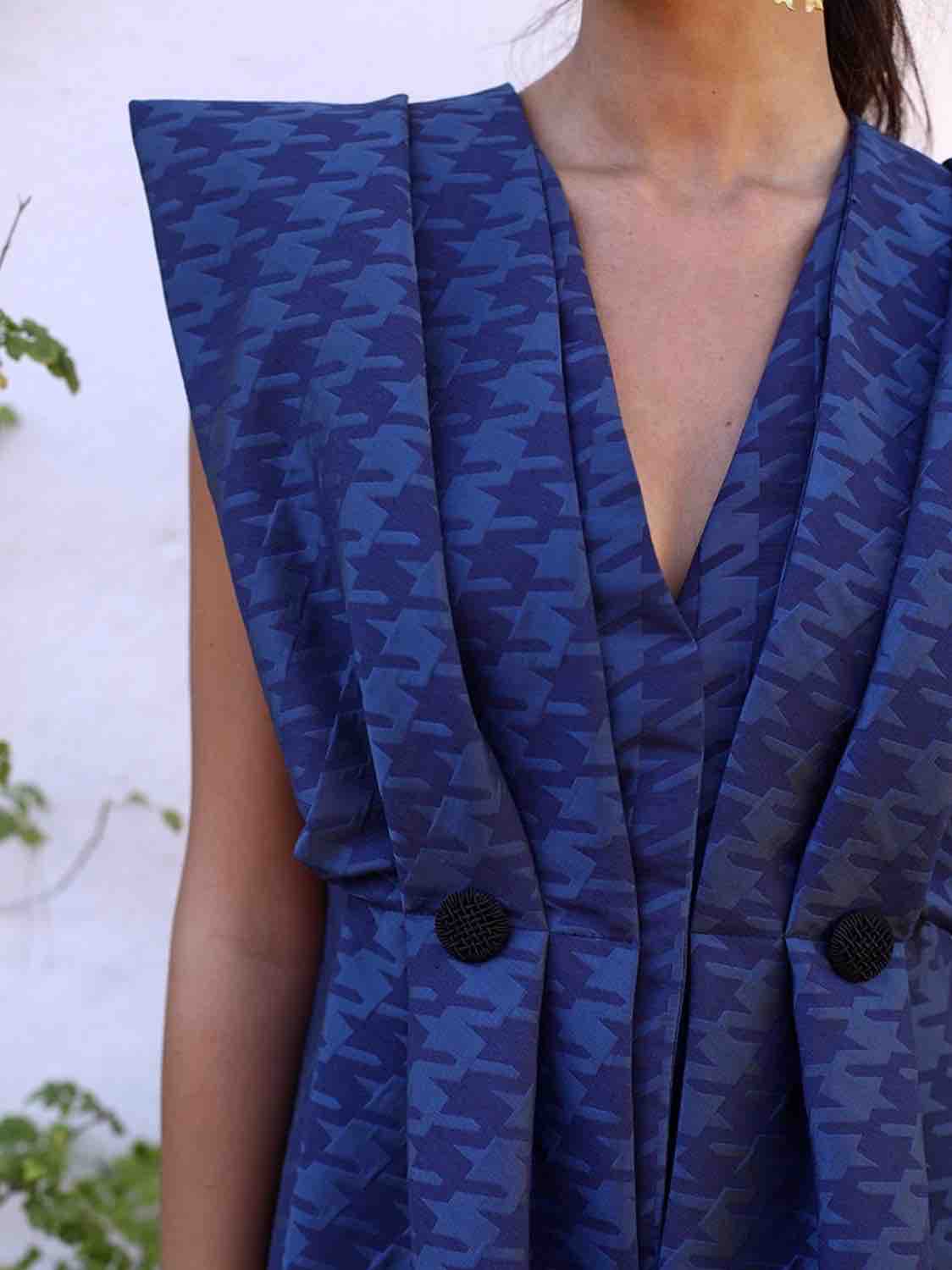 Traje azul de chaleco y pantalón Panambi — foto 2 de 4
