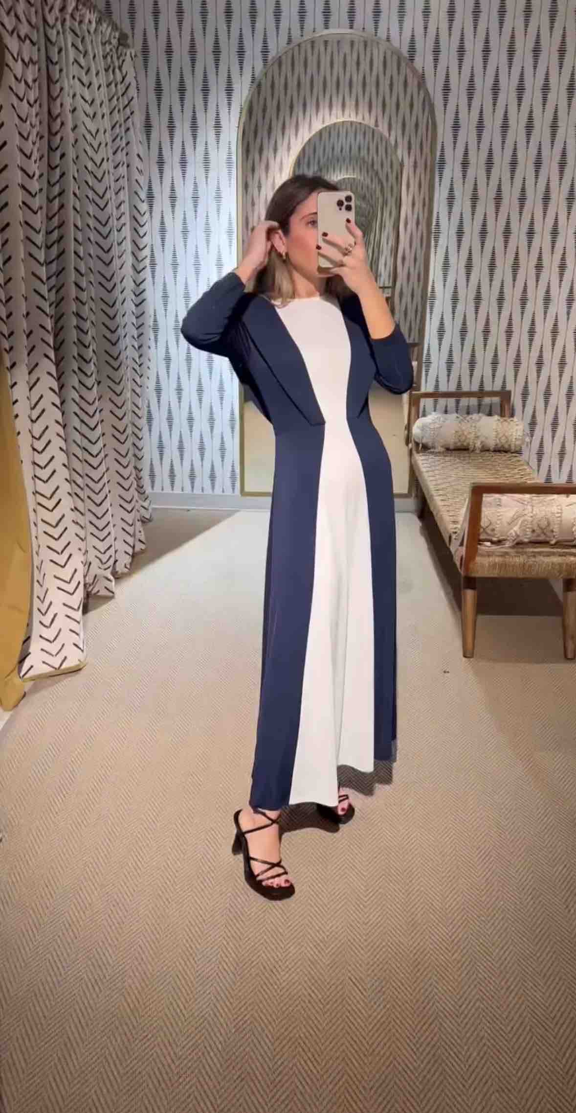 Vestido Inma Camacho azul, talla S, en alquiler — foto 1 de 2