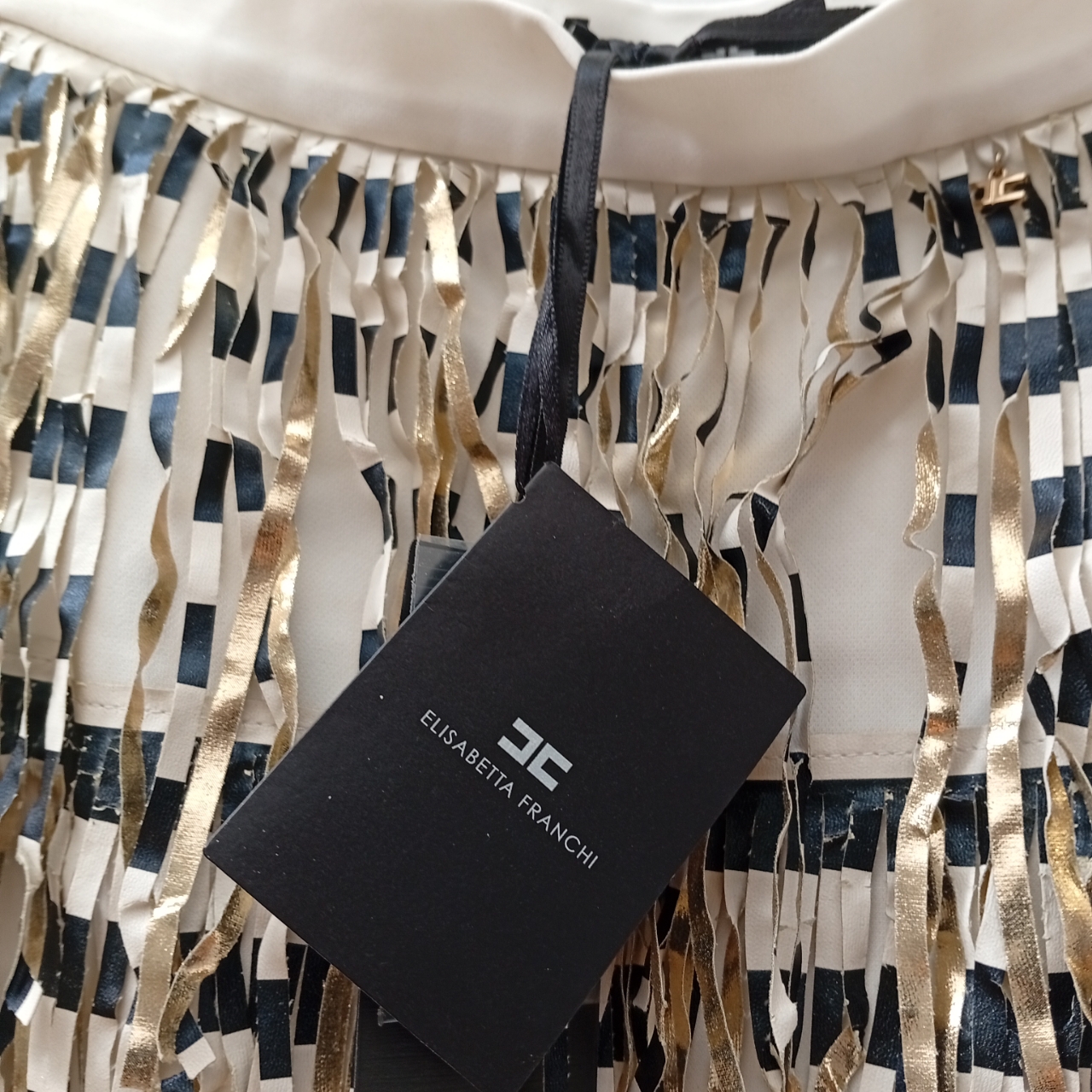 FALDA MIDI FLECOS Elisabetta Franchi — foto 4 de 4