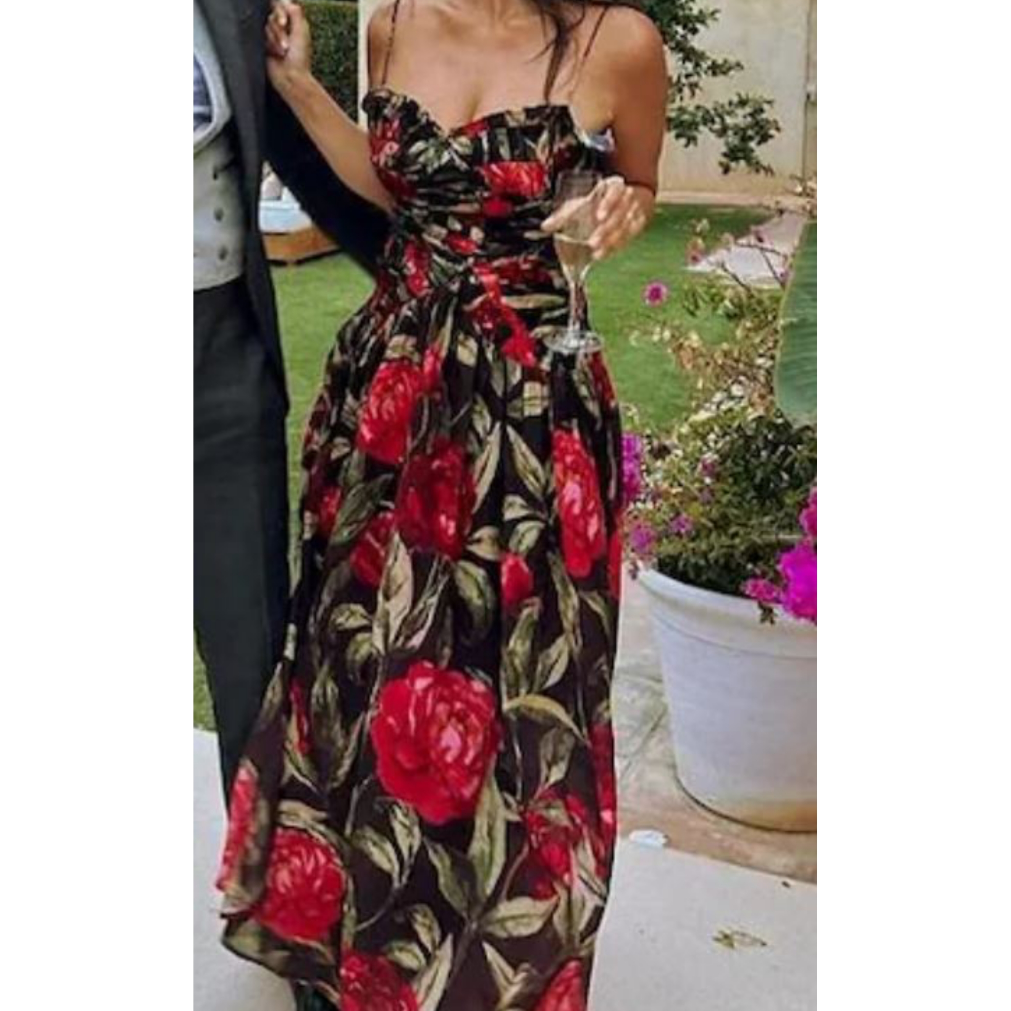 TFP Tamara Falcó Vestido largo floreado TFP by Tamara Falcó — foto 1 de 4