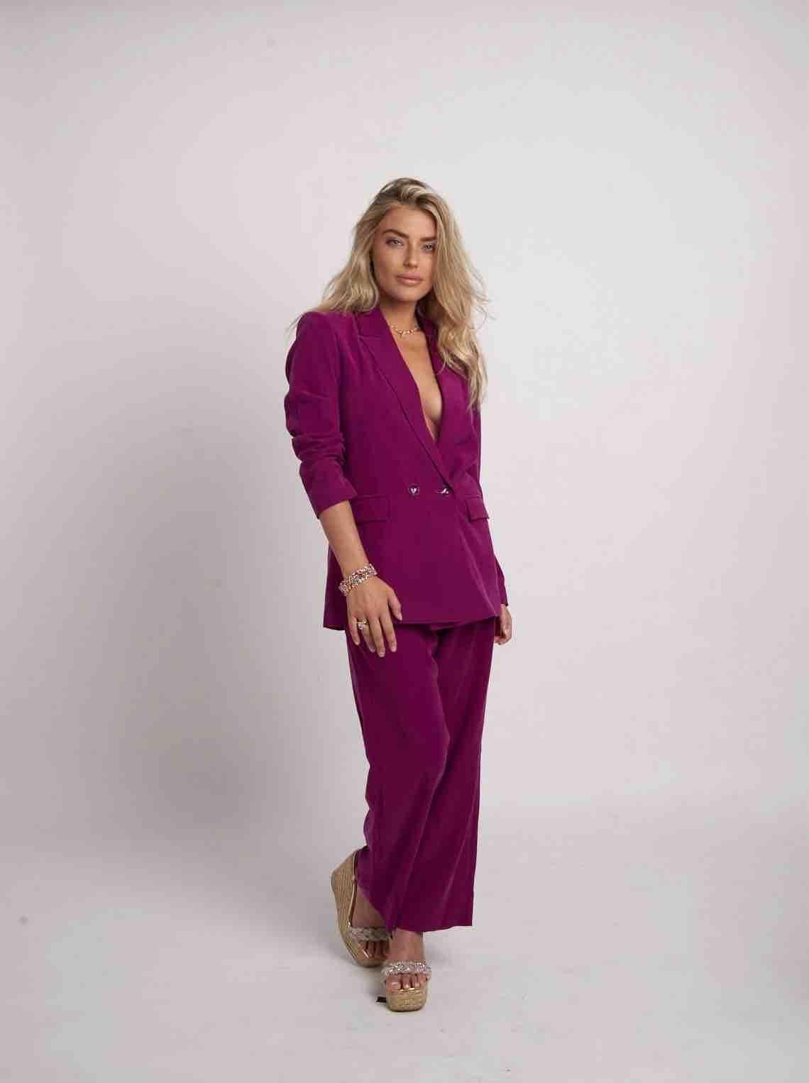 Traje morado mujer Scalpers — foto 3 de 3
