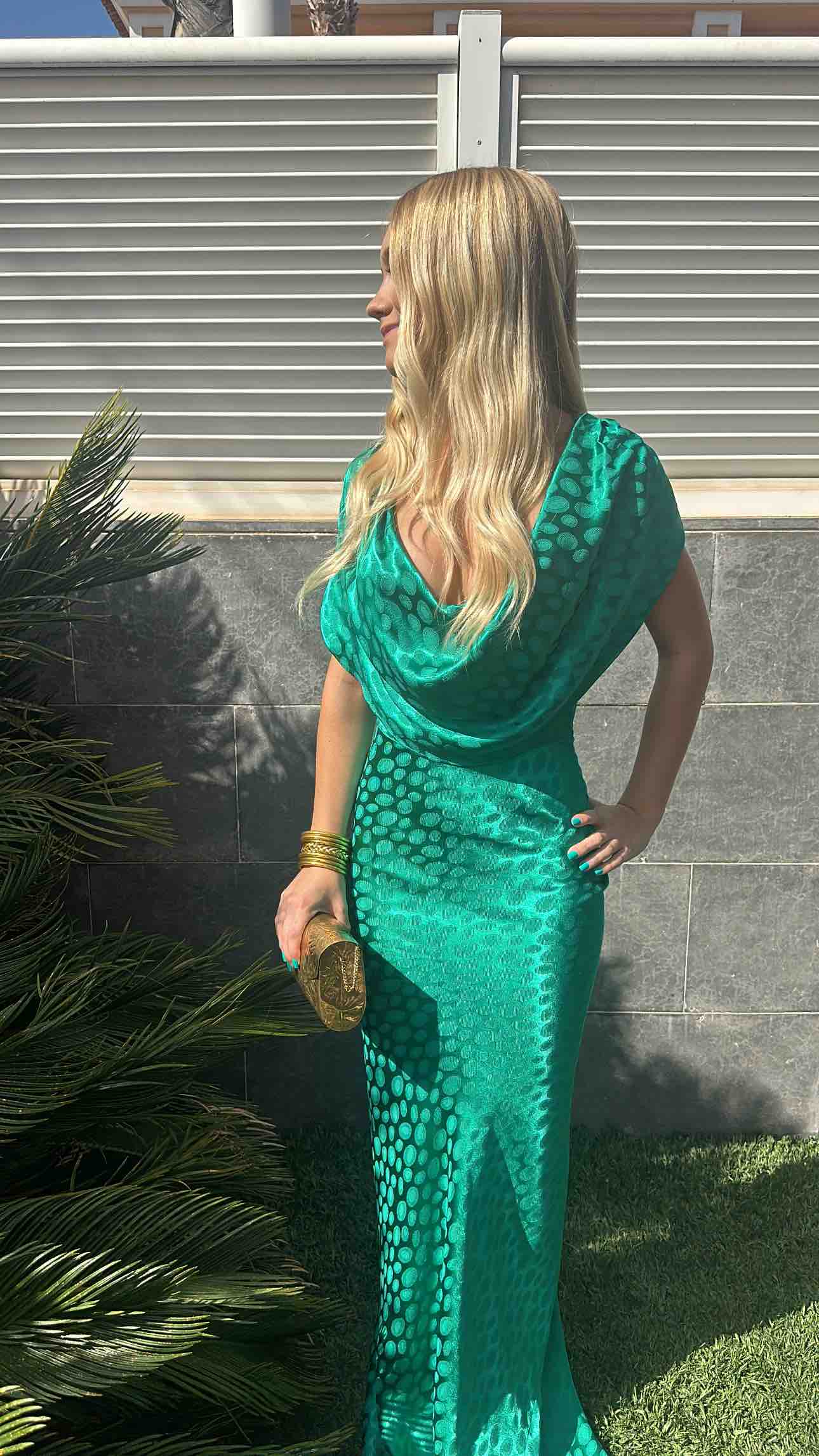 ODESSA DRESS GREEN Rat & Boa — foto 2 de 5