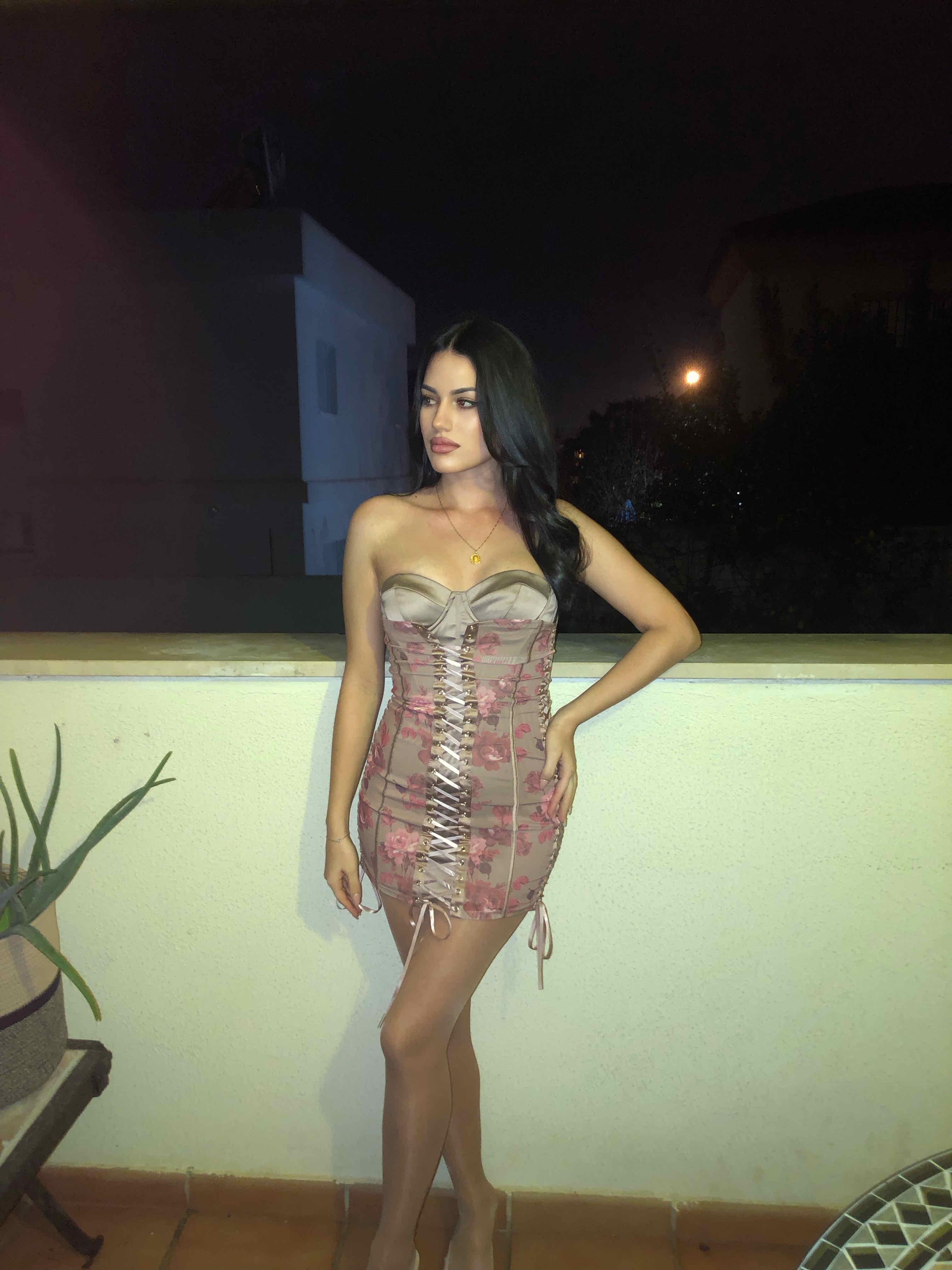 Vestido corsé detalles de lazo con estampado floral Oh polly — foto 3 de 3