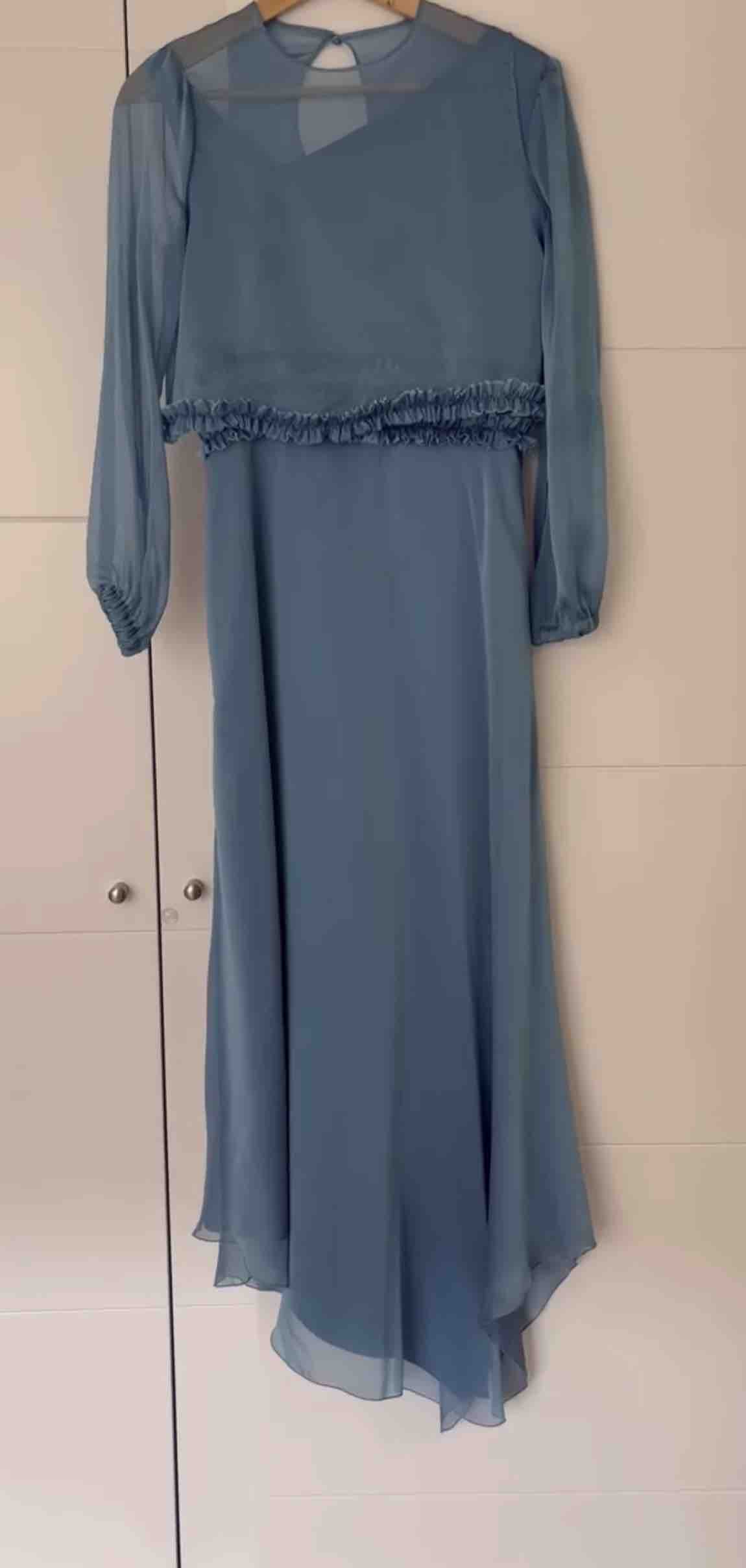 Vestido invitada azul Atelier98 — foto 5 de 6